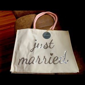 NWT! Cynthia Rowley “just married” Reusable Tote